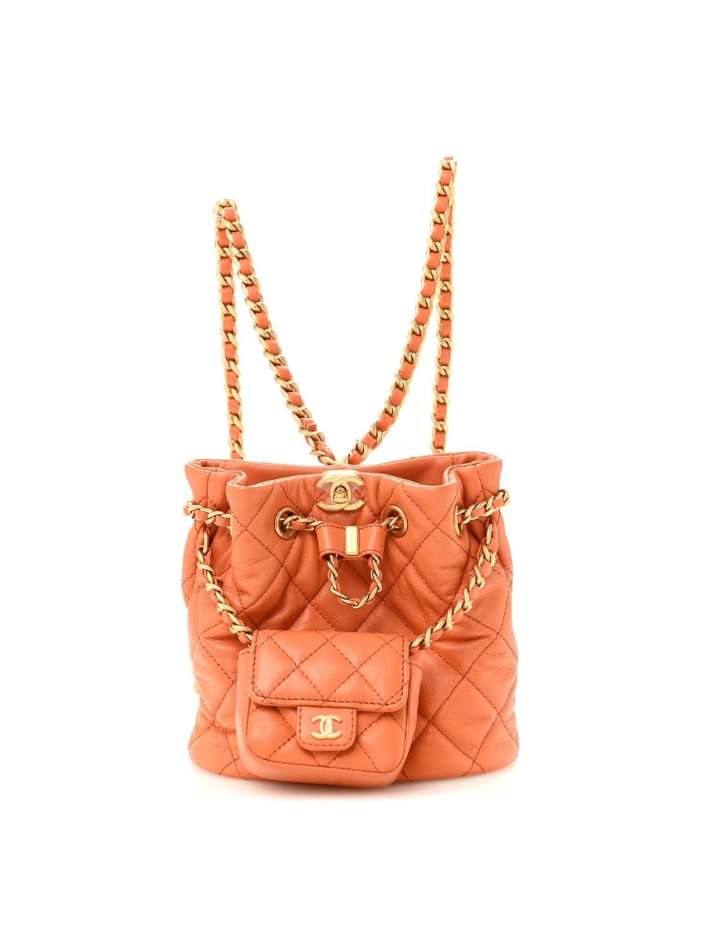 Chanel Calfskin Quilted Small Cc Chain #359261C45B